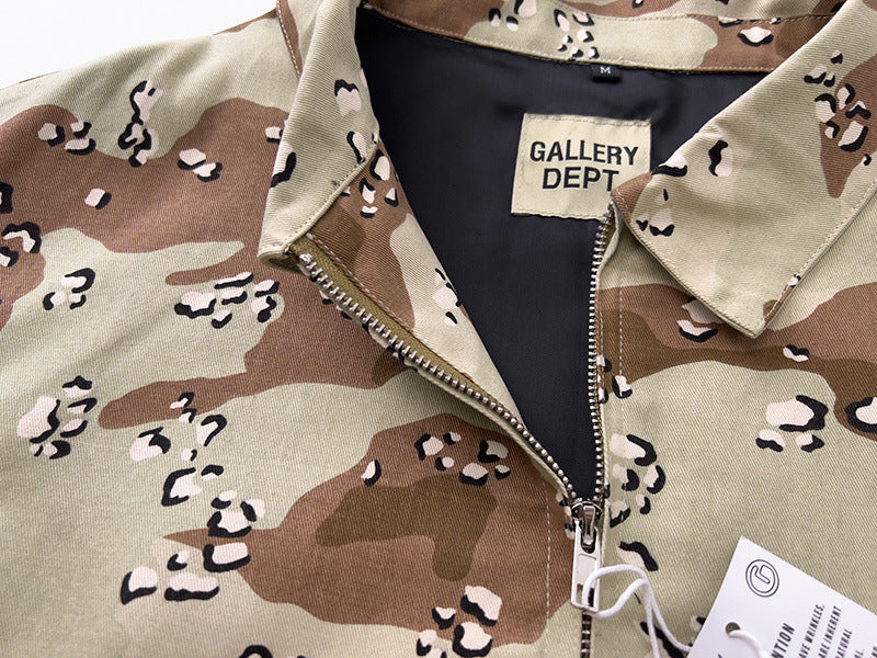 GALLERY DEPT Hollywood limited letter coach jacket Camo