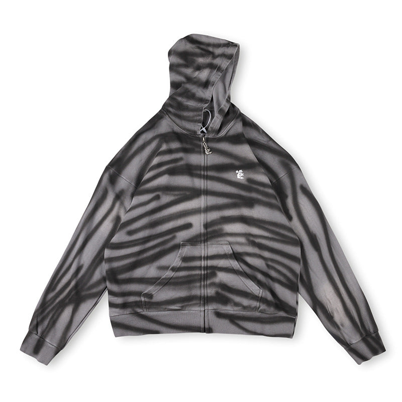 Hellstar Path To Paradise Airbrush Zip-Up Hoodie