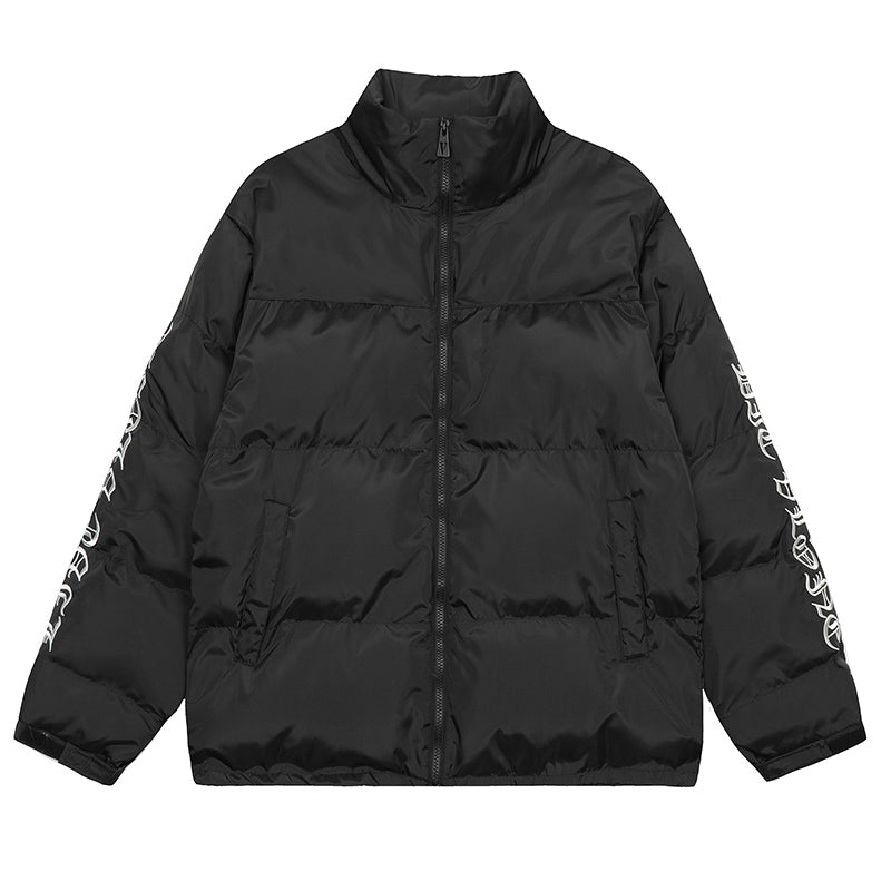 VLONE solid color stand collar cotton jacket