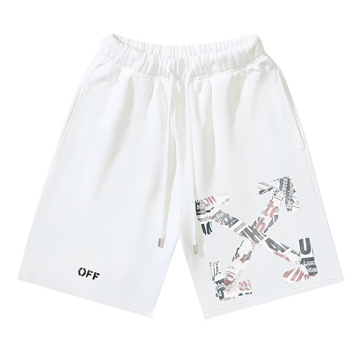 Letter Pattern Shorts