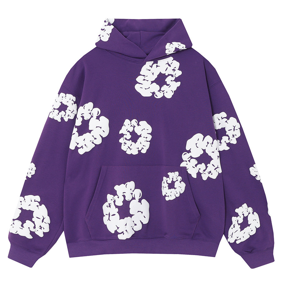 Denim Tears The Cotton Wreath Hoodie Purple