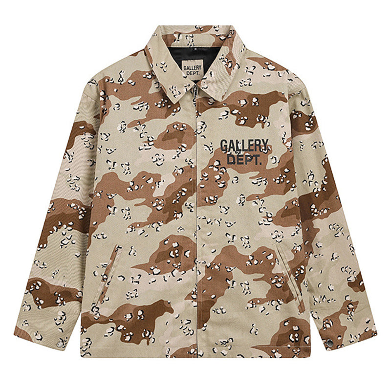 GALLERY DEPT Hollywood limited letter coach jacket Camo