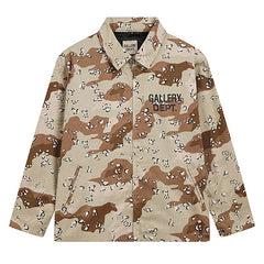 GALLERY DEPT Hollywood limited letter coach jacket Camo