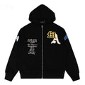 AMIRI Varsity Patch zip-fastening hoodie