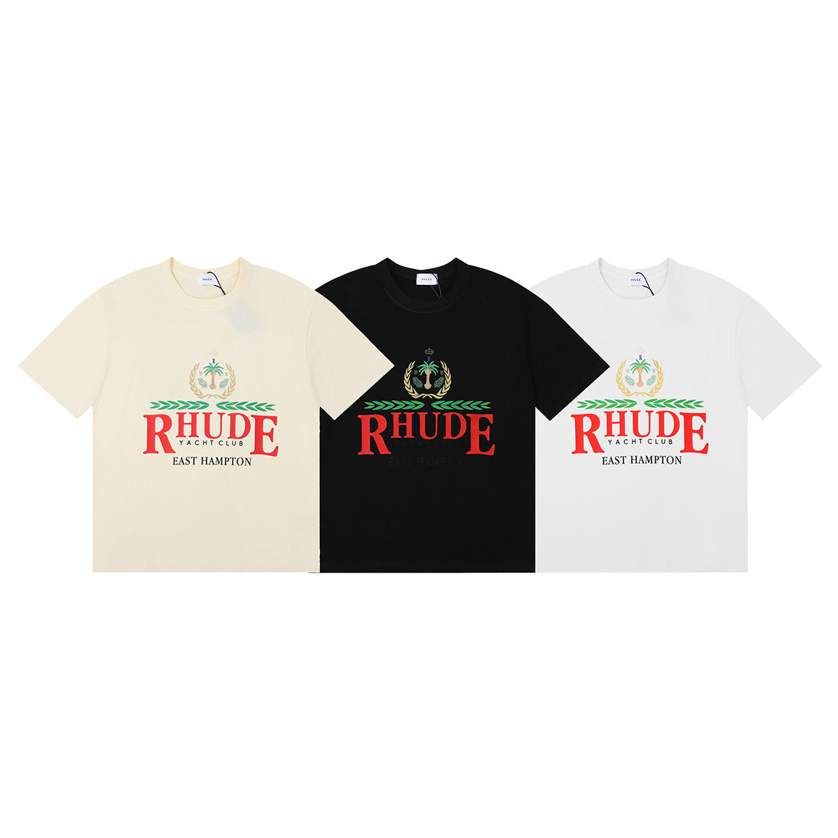 RHUDE 'East Hampton' Crest T-Shirt