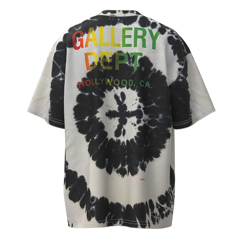 Gallery Dept Sun Faded Splash ink graffiti  T-Shirt