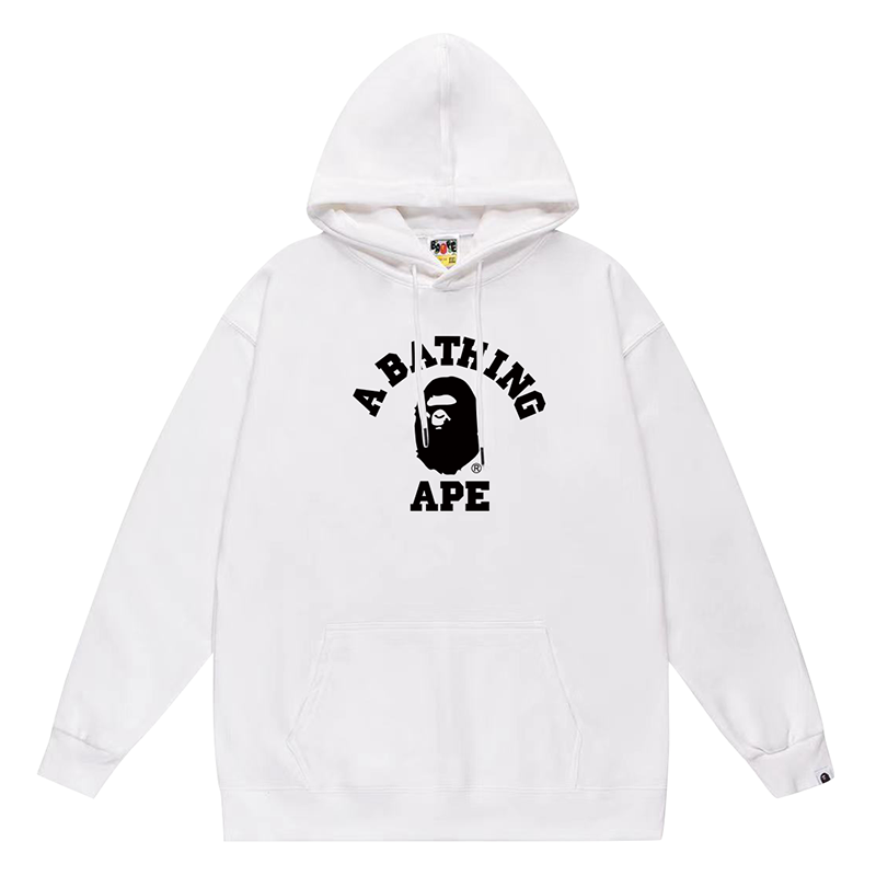 BAPE Ape Head Letter Pattern Print Hoodie