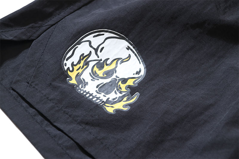 HELLSTAR Inner Peace Flame Beach Shorts