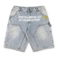 Cough Syrup Denim Shorts