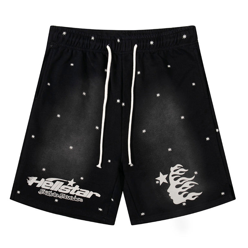 Hellstar Logo Printed Shorts