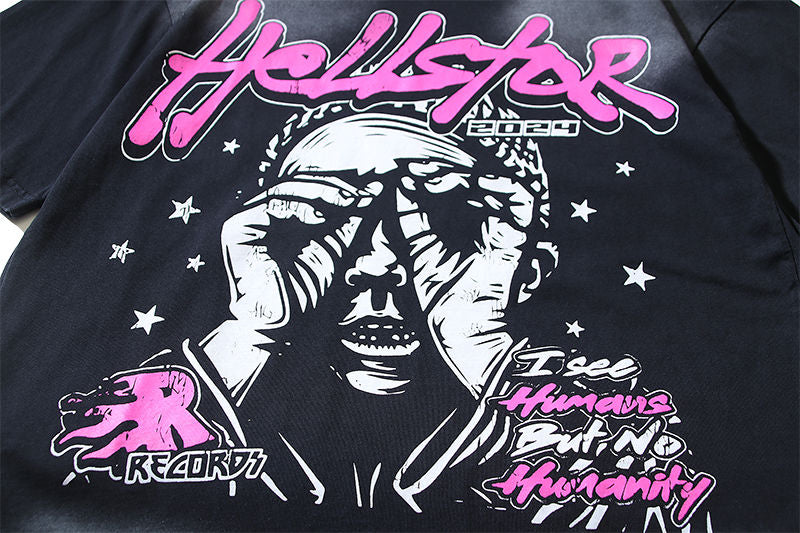HELLSTAR Eye-covered Portrait T-shirt