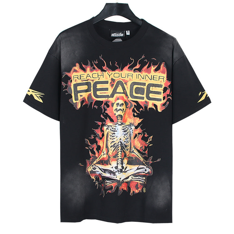 HELLSTAR Inner Peace Flame T-shirt