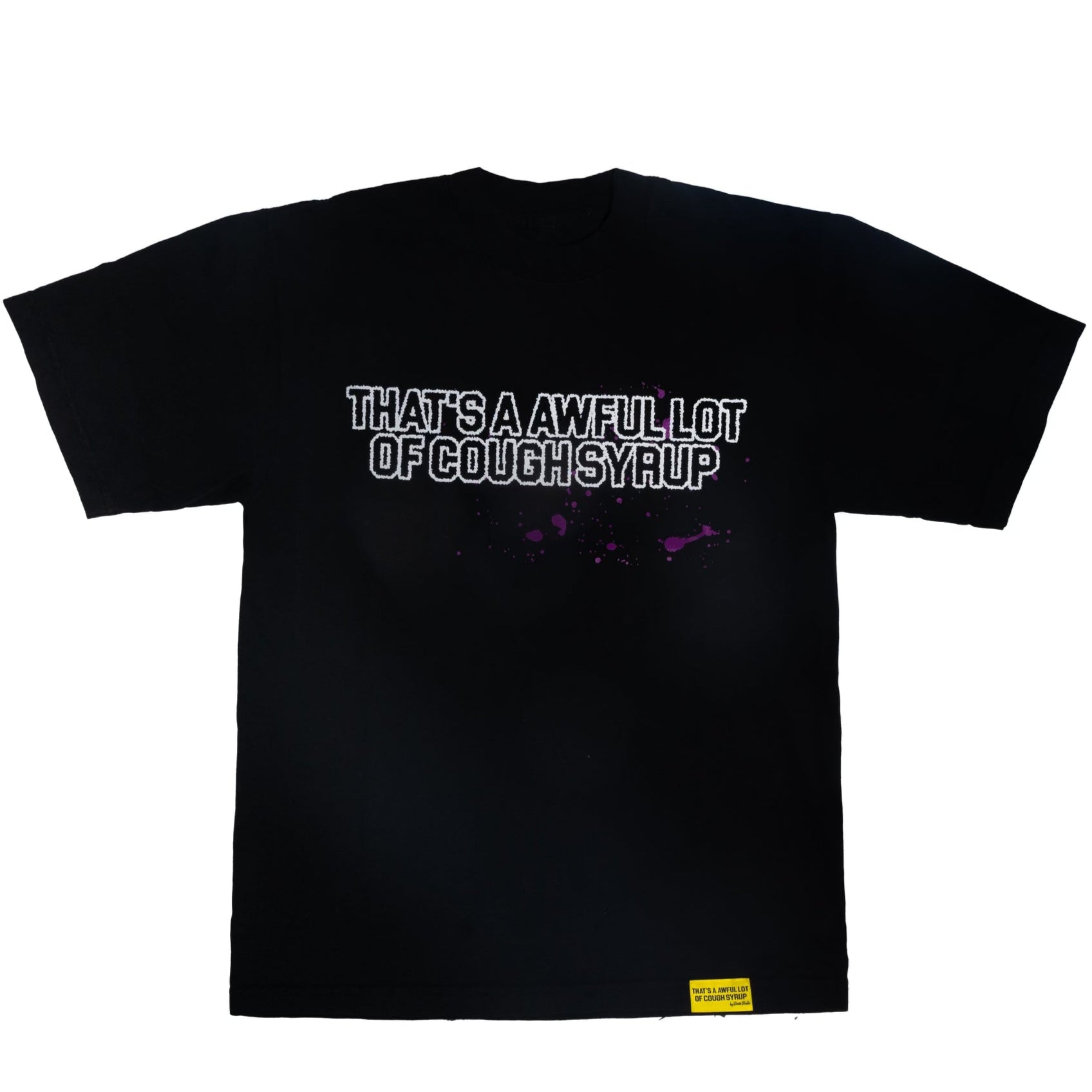 THATS A AWFUL LOT OF COUGH SYRUP Crimescene Man Down Tee