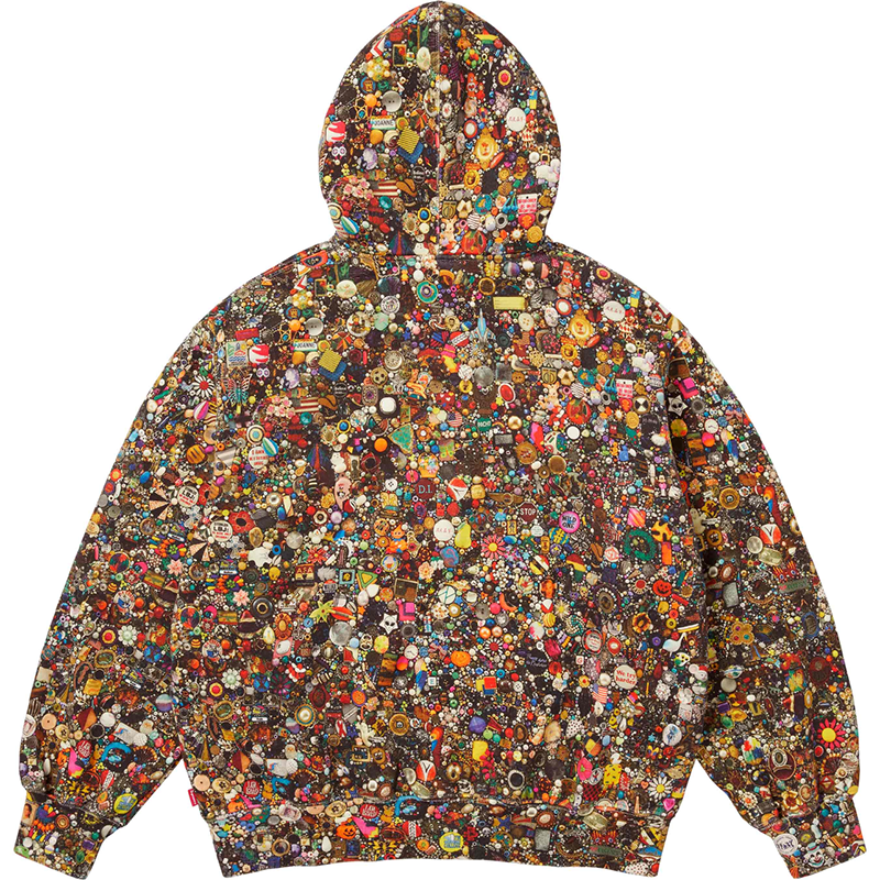 Supreme Mike Kelley Zip Up Hooded Sweatshirt