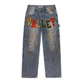 VALLEY Letter Jeans #8265