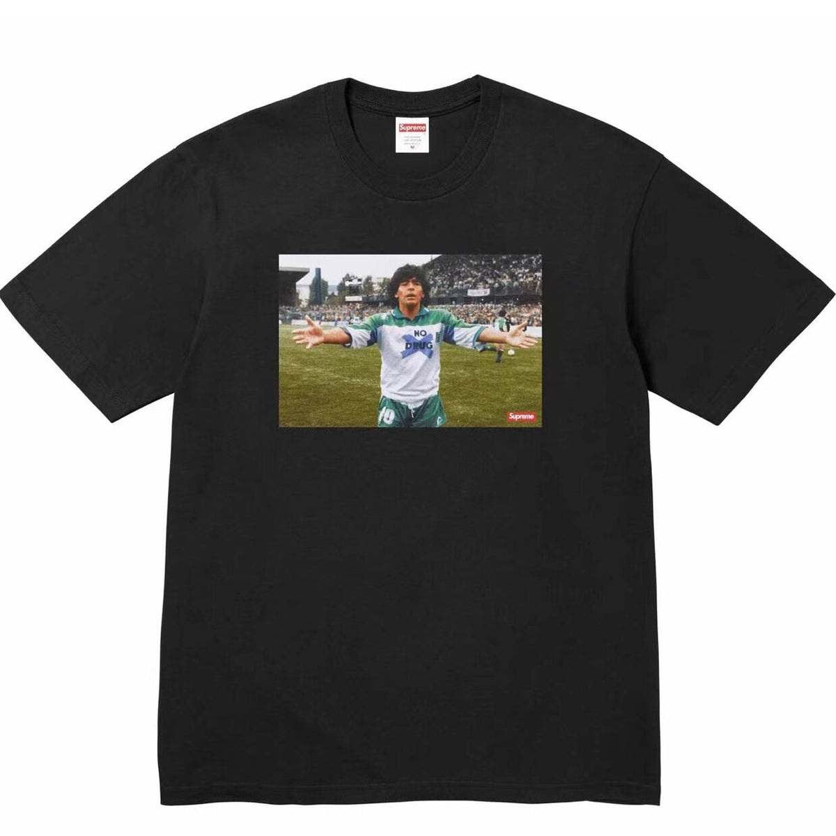 Supreme Maradona Print T-Shirt