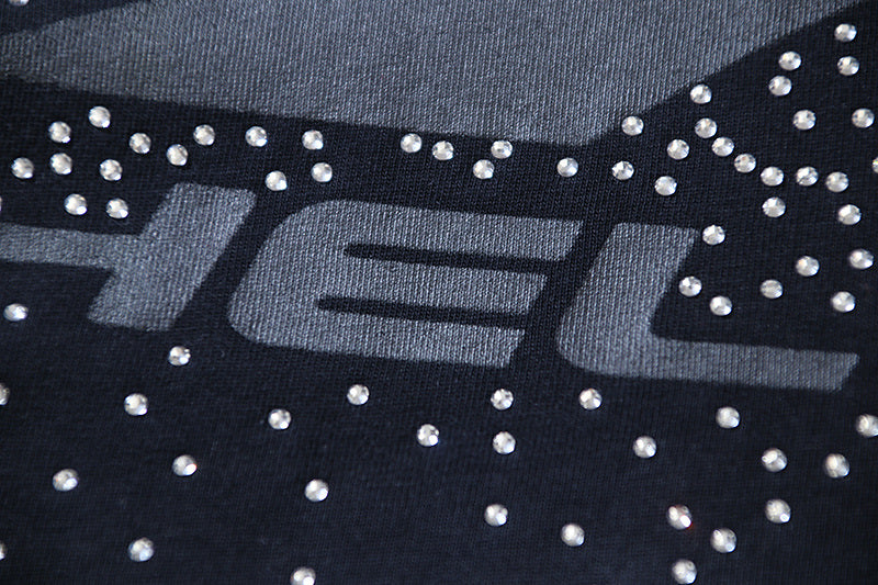 HELLSTAR Washed Old Rhinestone T-shirt