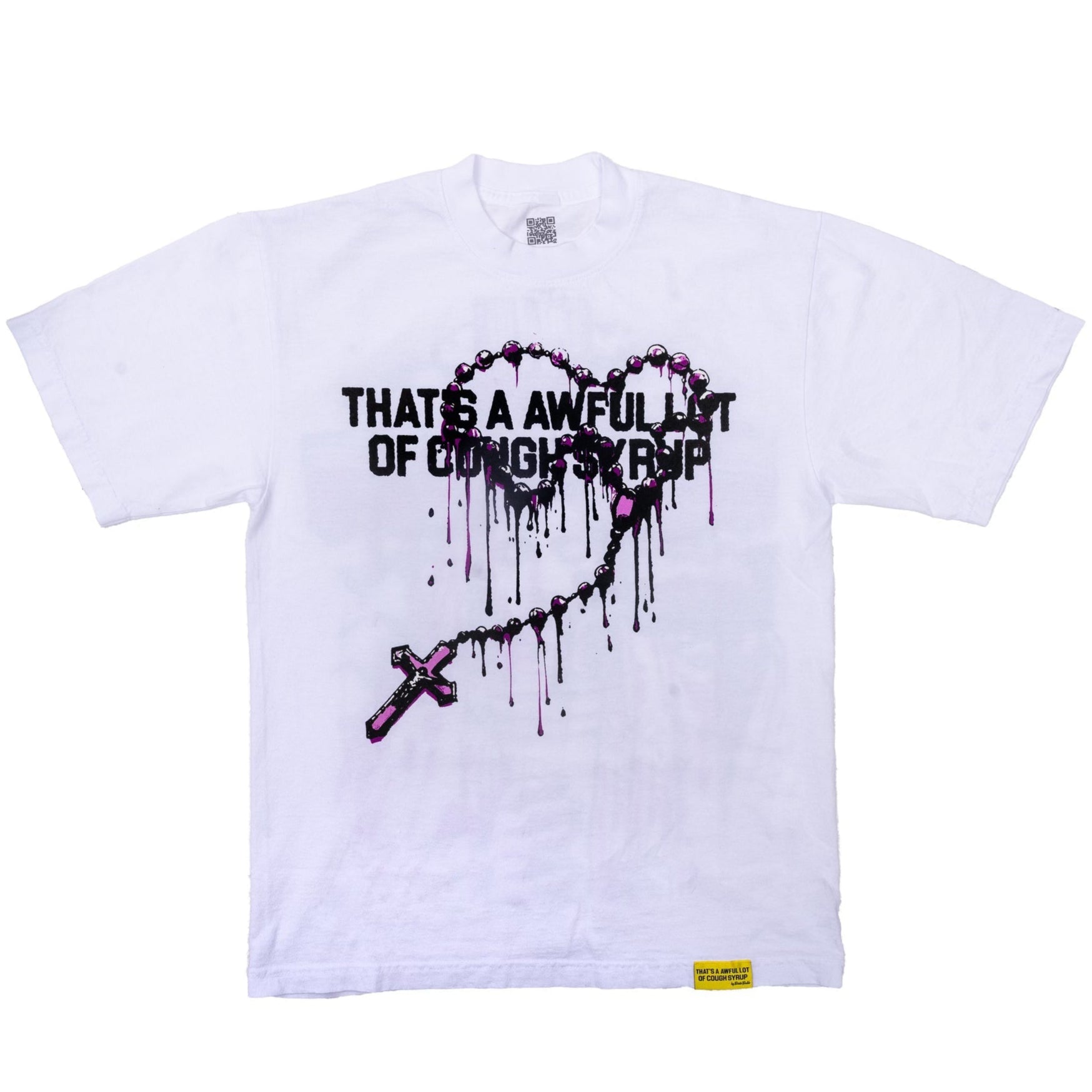 THATS A AWFUL LOT OF COUGH SYRUP Rosary Tee Shirt