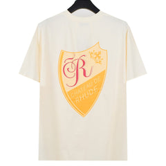 Rhude 23ss Chateau Shield Print T-Shirt