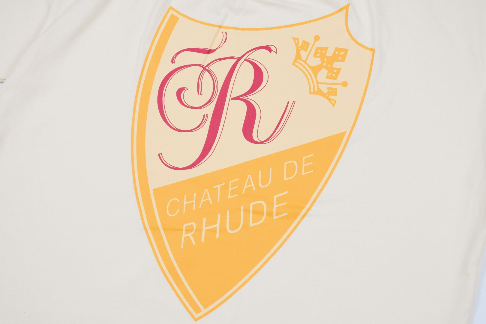 Rhude 23ss Chateau Shield Print T-Shirt