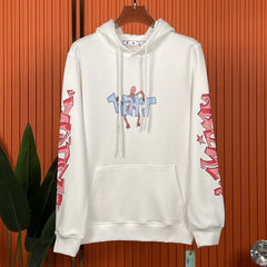OFF-WHITE Colorful graffiti letters pattern Hoodies