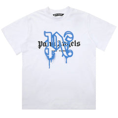 Palm Angels logo-print cotton T-shirts