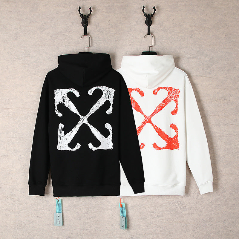 OFF WHITE Scratch Arrow Hoodies