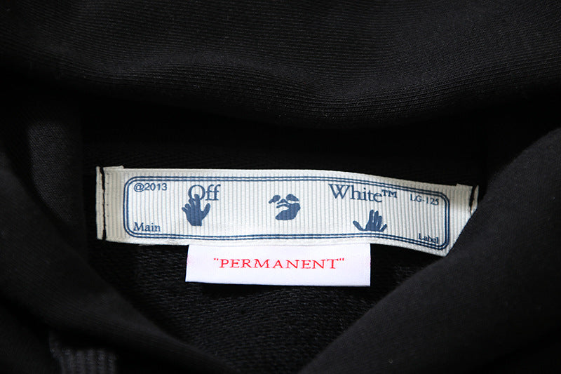 OFF WHITE Scratch Arrow Hoodies