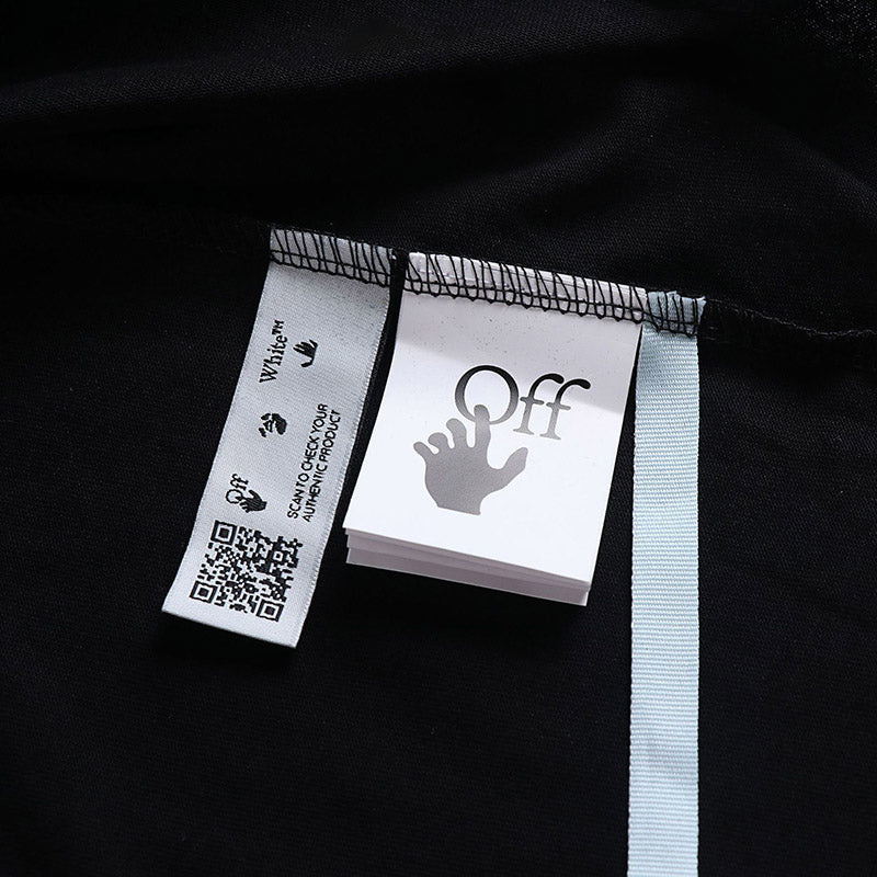 OFF WHITE Alphabet Arrow Pattern T-Shirts