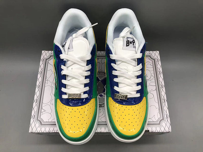 BAPE Bapesta Low M2 'Green Shark Face'