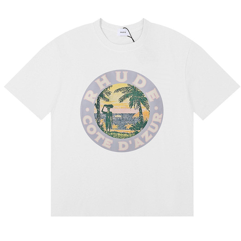 RHUDE  Off-white Lago T-Shirts
