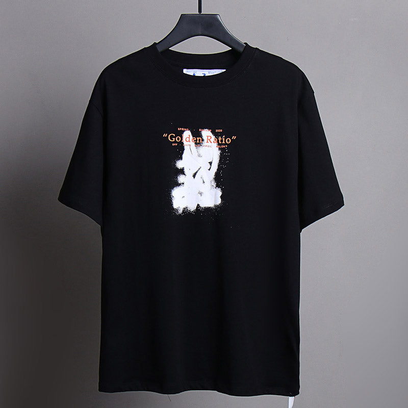 OFF-WHITE Cartoon Golden Ratio Arrows T-Shirts