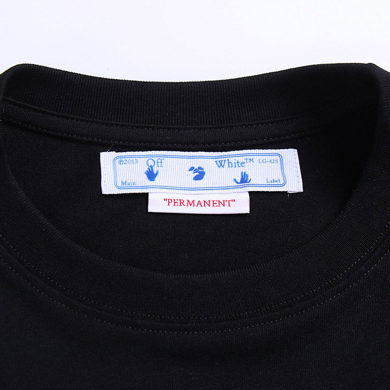 OFF-WHITE Logo-Print Cropped Cotton T-shirts