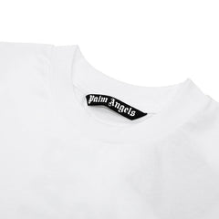 Palm Angels Logo patch crew neck T-shirts