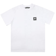 Palm Angels Logo patch crew neck T-shirts