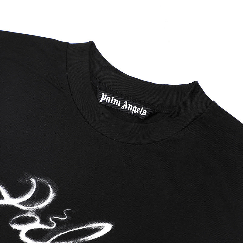 Palm Angels Foggy logo-print T-shirts