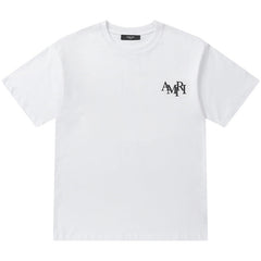 AMIRI  Crystal Embellished Champagne Logo T-Shirts