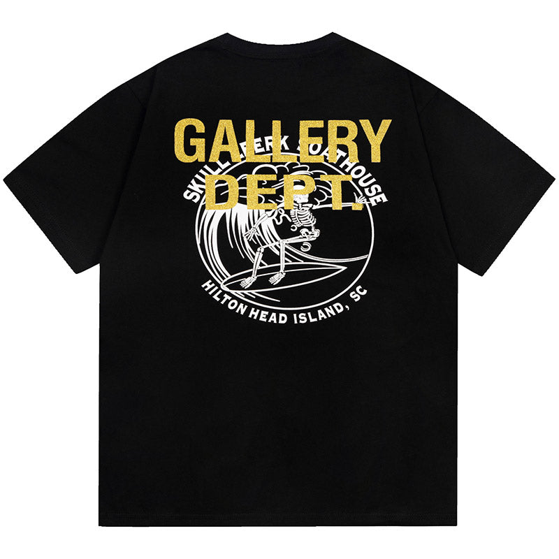 Gallery Dept skull letter print T-Shirts