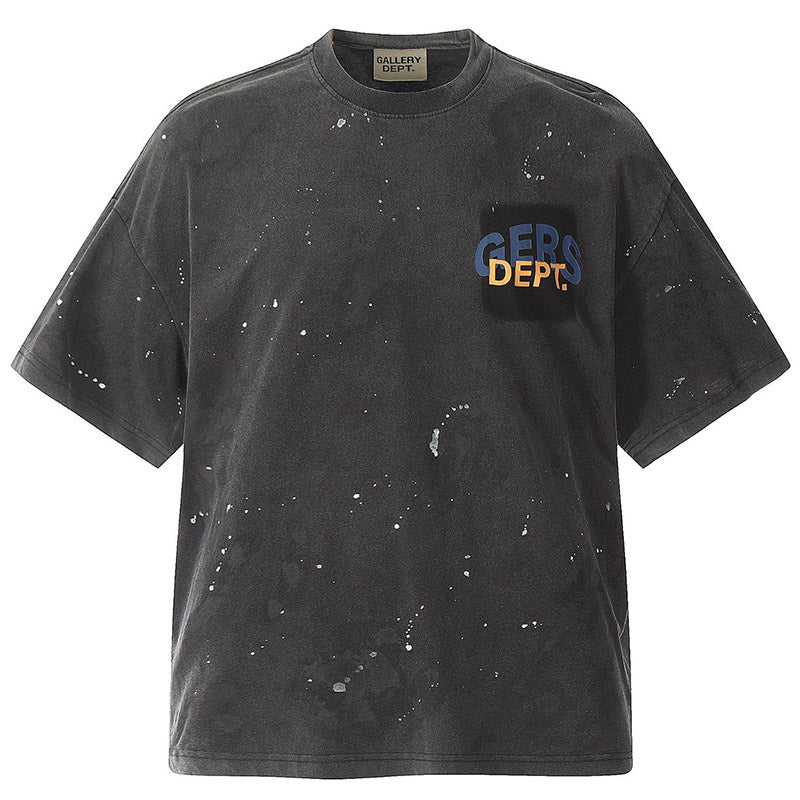 GALLERY DEPT. Letter logo washed hand drawn T-Shirts