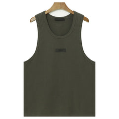 FEAR OF GOD Double Line Logo Decoration Sleeveless T-Shirts