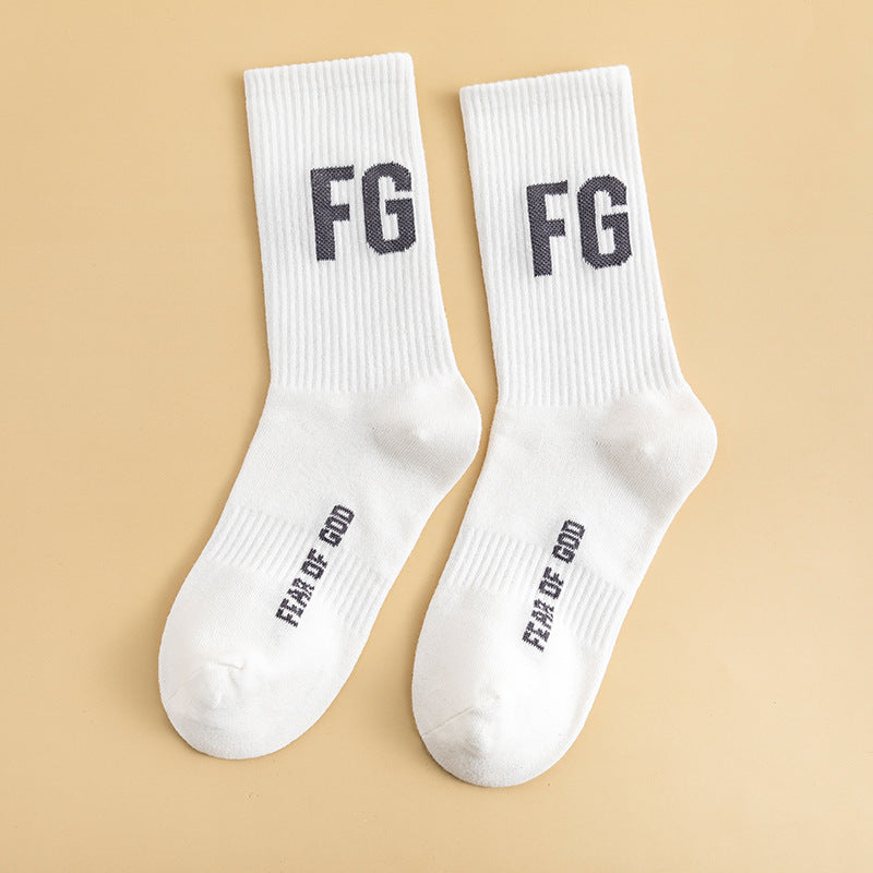 FEAR OF GOD FG Vintage Alphabet Socks 2 pairs