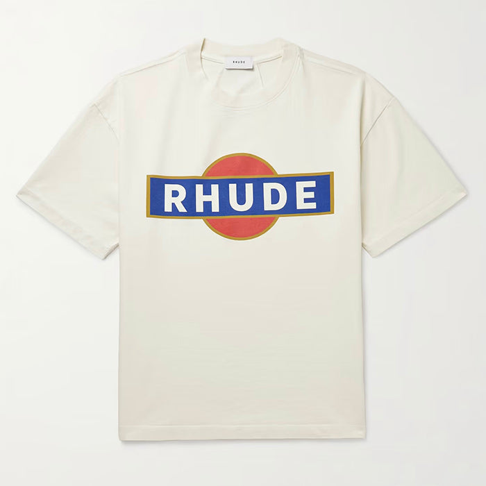 RHUDE Vintage Racer logo T-Shirt