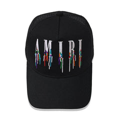 AMIRI color splash paint new color cap sun hat