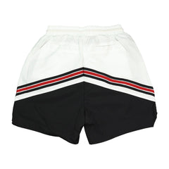 RHUDE embroidered stripe color block casual shorts