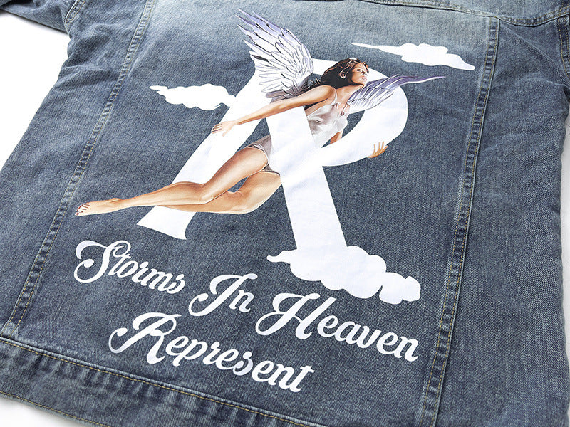 REPRESENT angel denim jacket