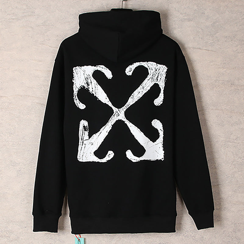 OFF WHITE Scratch Arrow Hoodies