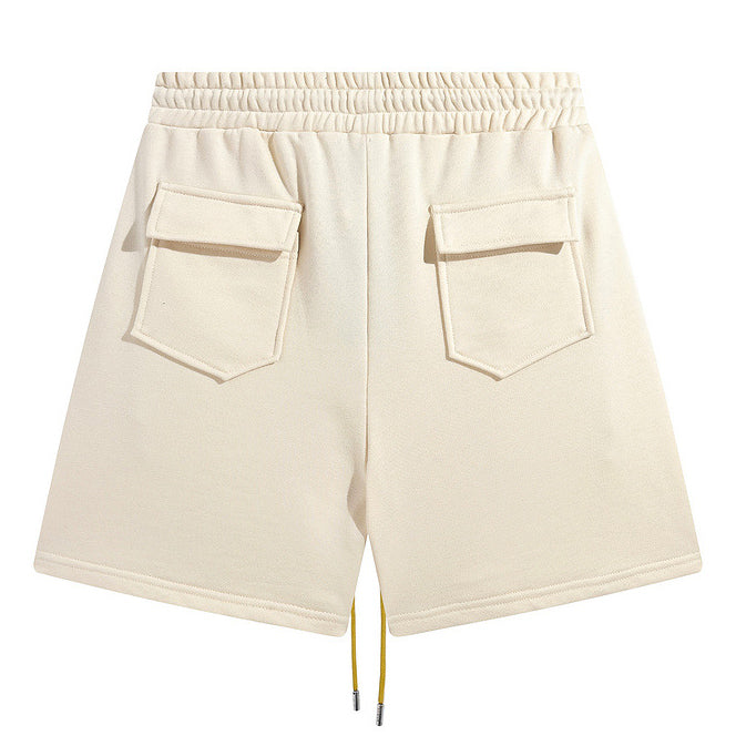 RHUDE RH embroidery letters Shorts