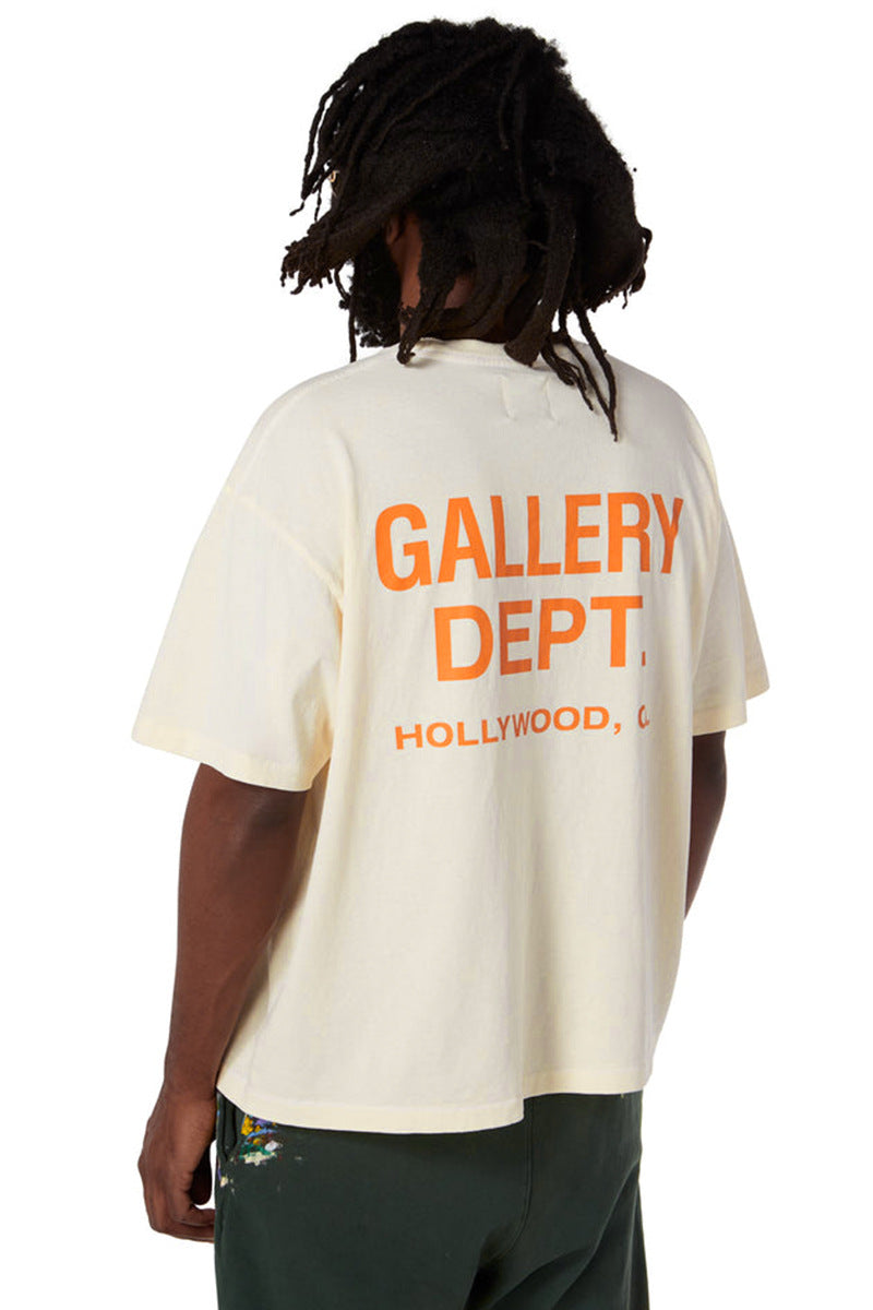 Gallery Dept Apricot Cotton T-shirt