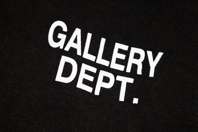 GALLERY DEPT Classic letter print hoodie half zip Hoodie