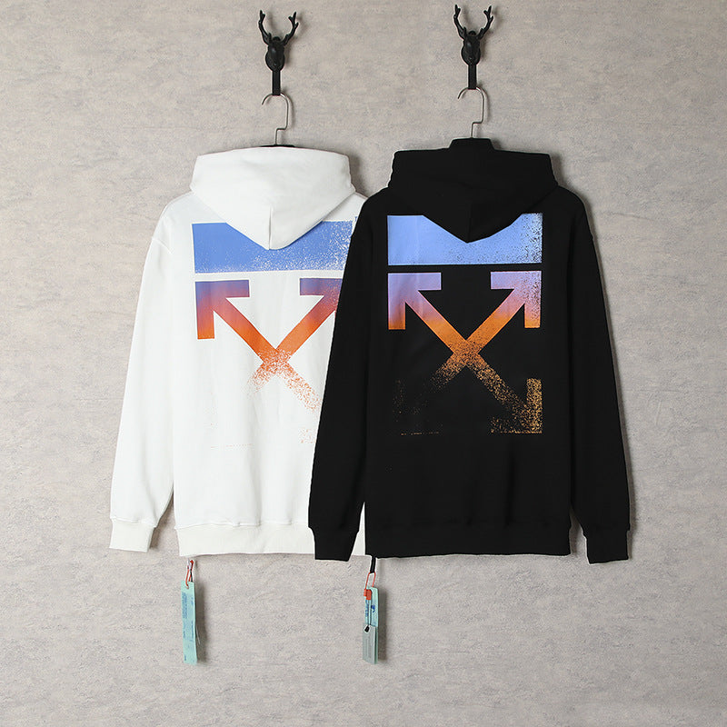 OFF-WHITE Color gradient arrow pattern Hoodies